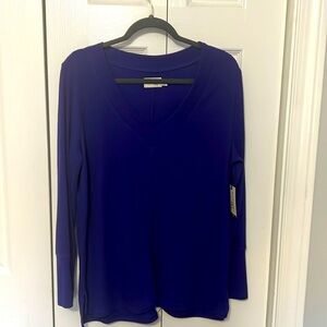 Terra & Sky Longsleeve Waffle Tee Violet